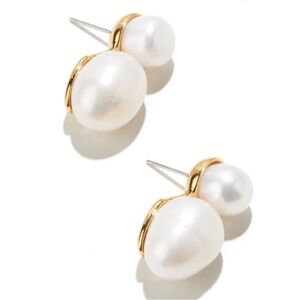 Lele Sadoughi pearl stud earrings